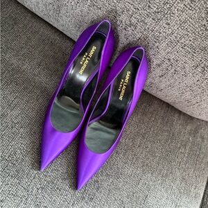 Saint Laurent Purple Women's Shoes